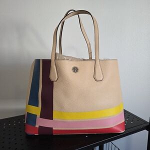 Tory Burch Perry Tote, Multicolor Stripes